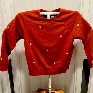Size medium Old Navy sweatshirt with little flowers